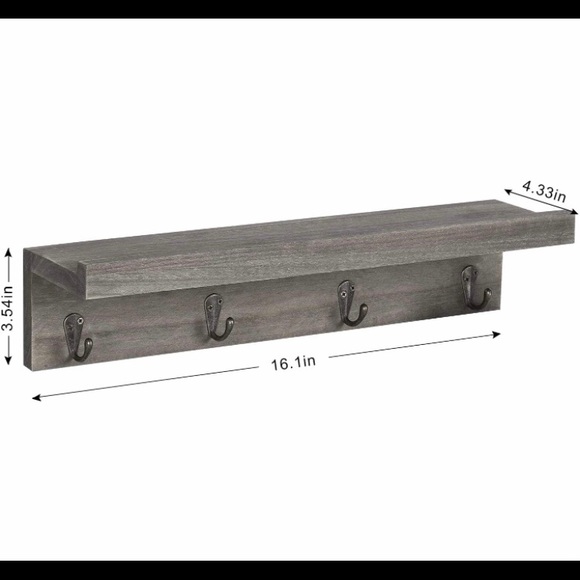 Entryway shelves x2 - Picture 2 of 3